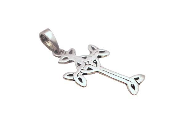 Colgante de plata cruz trinidad