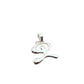 Colgante de plata con indalo