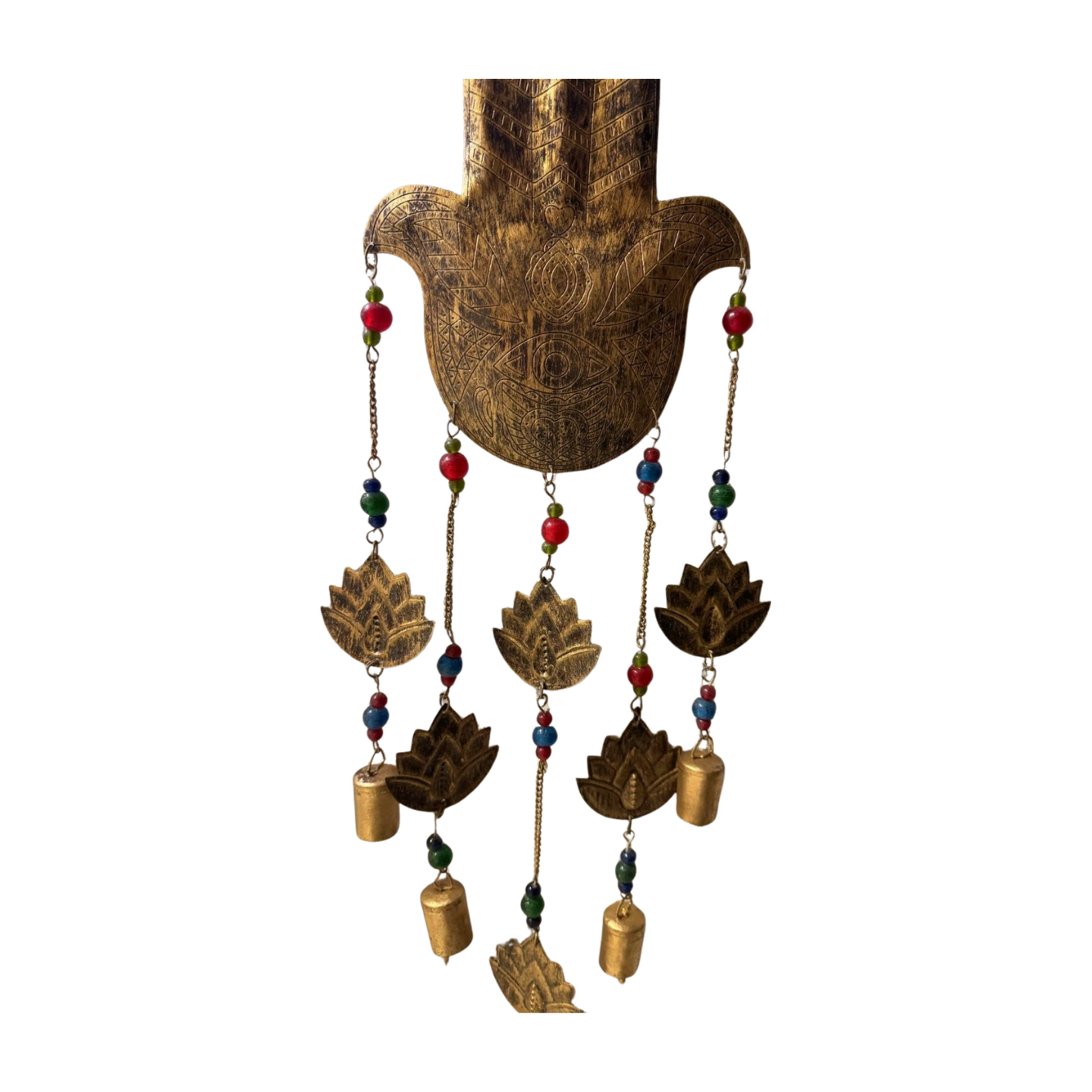 Móvil decorativo con mano de Fátima