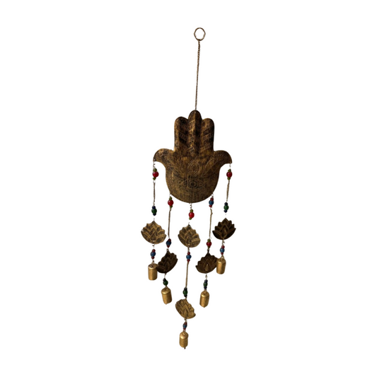 Móvil decorativo con mano de Fátima