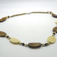 Collar de Bisutería india losetas bicolor