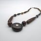 Collar de Bisutería india étnico marrón