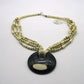 Collar de Bisutería india medallón étnico