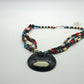 Collar de Bisutería india medallón étnico