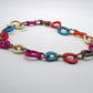 Collar de Bisutería india nubes de color