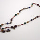 Collar de bisutería con minerales y rudraksha