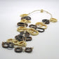 Collar de Bisutería india cuerda con cuentas