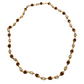 Collar de rudraksha y cristal blanco