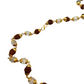 Collar de rudraksha y cristal blanco