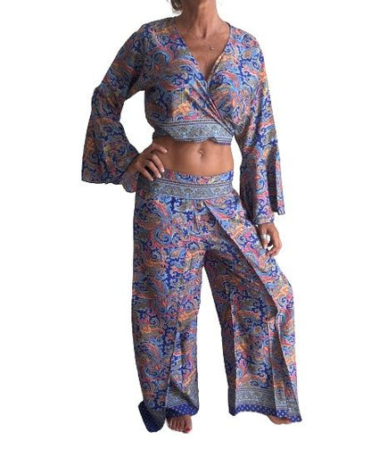 Blusa de seda india