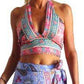 Top reversible de seda