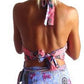 Top reversible de seda