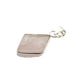 Colgante de plata rombo con cuarzo rosa