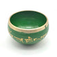 Cuenco tibetano verde de siete metales