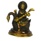 Estatua de bronce del dios hindú Saraswati