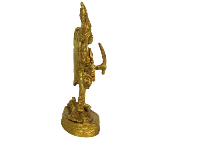 Estatua de bronce india de la Diosa Kali
