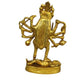 Estatua de bronce india de la Diosa Kali