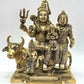 Figura de bronce familia de Ganesh
