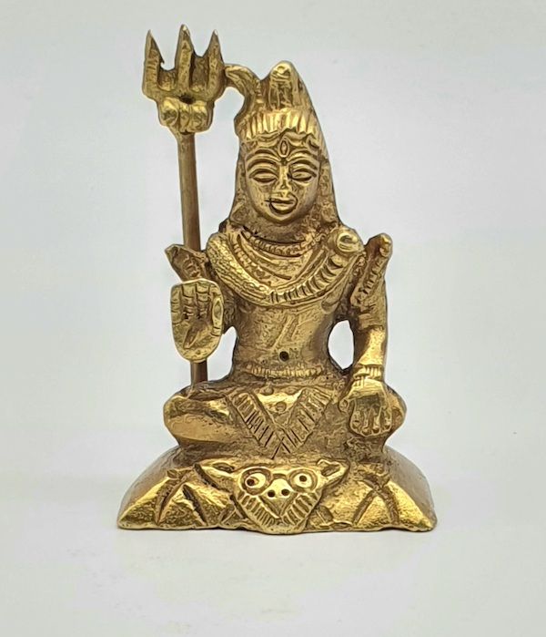 Estatua de bronce del Dios hindú Shiva