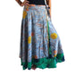 Falda pareo india sedosa reversible