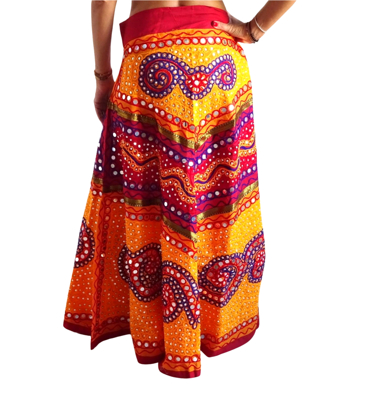 Falda rajasthani india multicolor