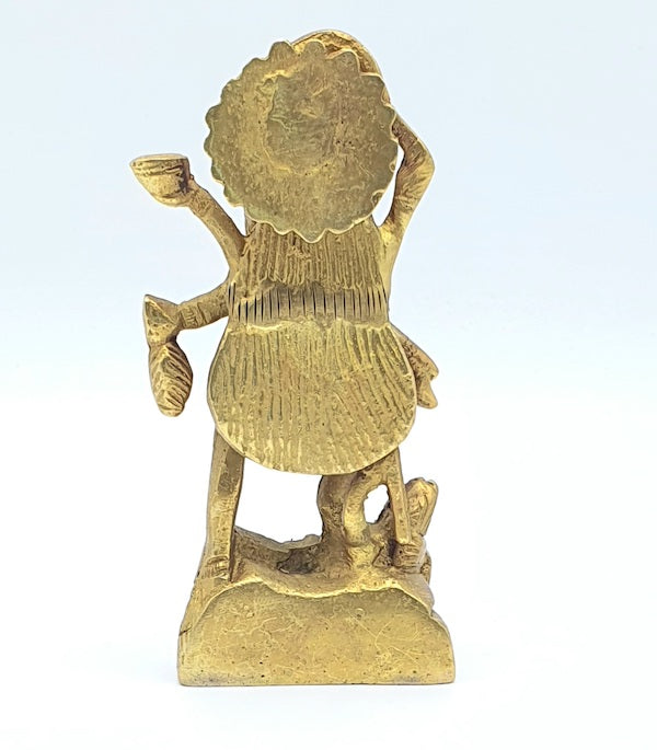 Estatua de bronce india de la Diosa Kali