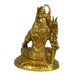 Estatua de bronce india del Dios hindú Shiva