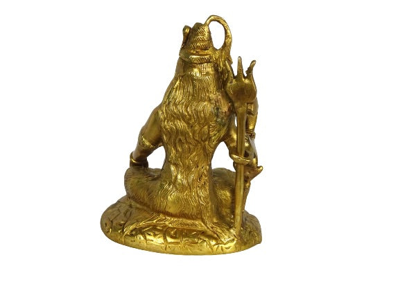 Estatua de bronce india del Dios hindú Shiva