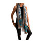 Foulard de seda de la india estampado gris