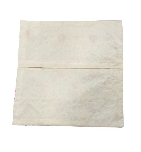 Funda de cojín étnico seda india bordado