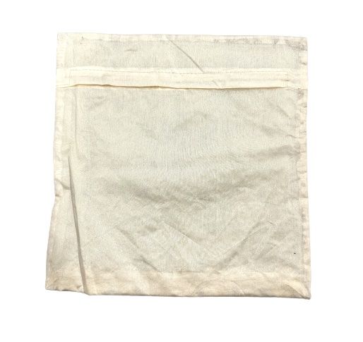 Funda de cojín étnico seda india bordado flores