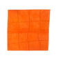 Funda de cojín étnico indio patchwork NARANJA