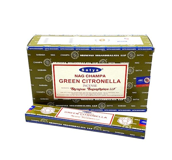Incienso natural Indio Satya Green Citronella
