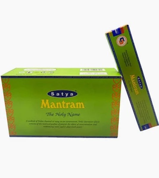 Incienso natural Indio Mantram Satya