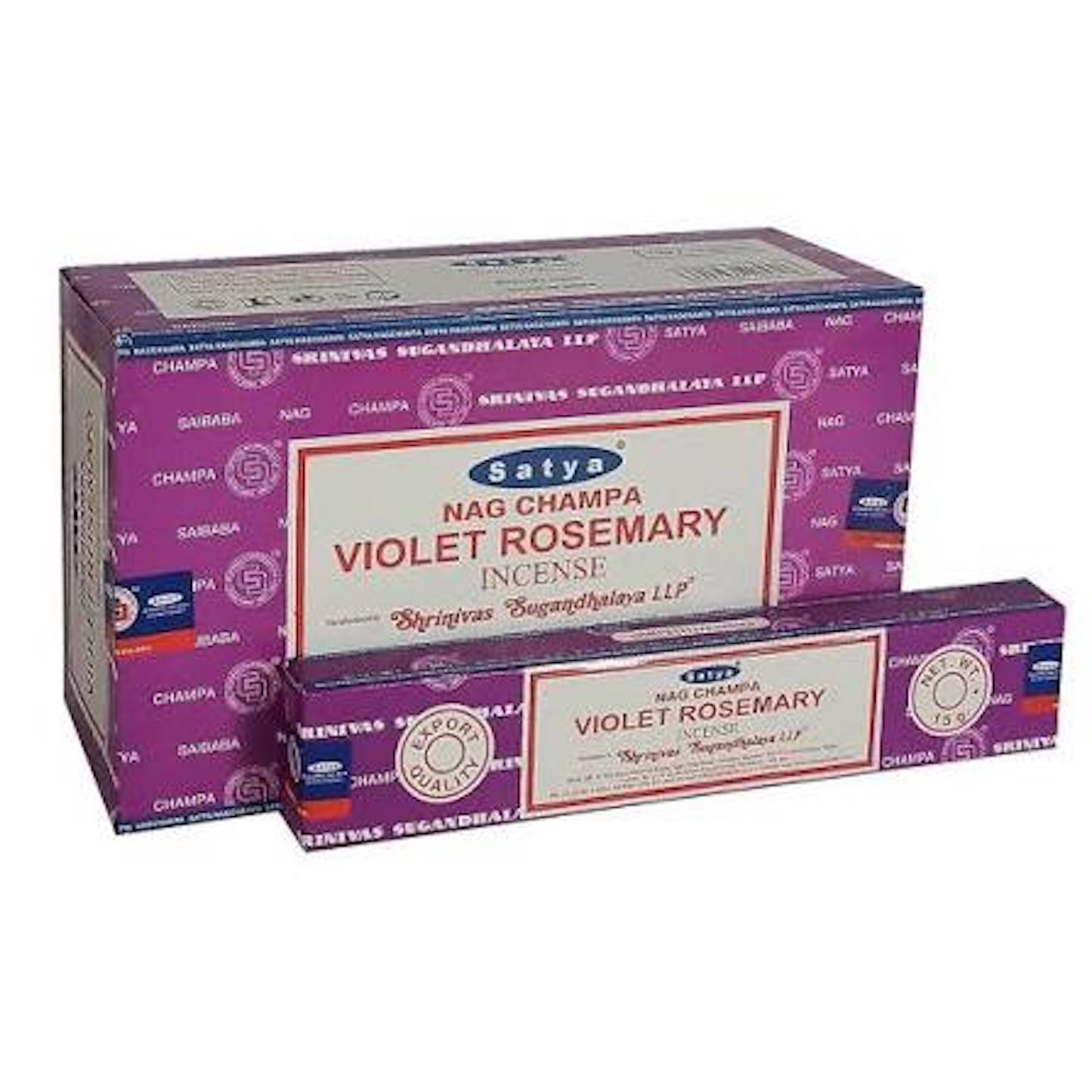Incienso natural indio Satya Violet Rosemary