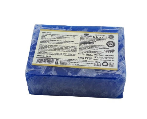 Jabón de MENTA aceite esencial KHADI NATURAL