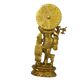 Estatua de bronce del dios hindú Krishna