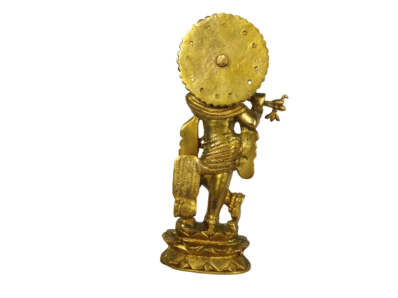 Estatua de bronce del dios hindú Krishna