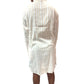 Kurta de Hombre de Algodón con Rayas en Oro Viejo