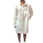 Kurta de Hombre de Algodón con Rayas en Oro Viejo