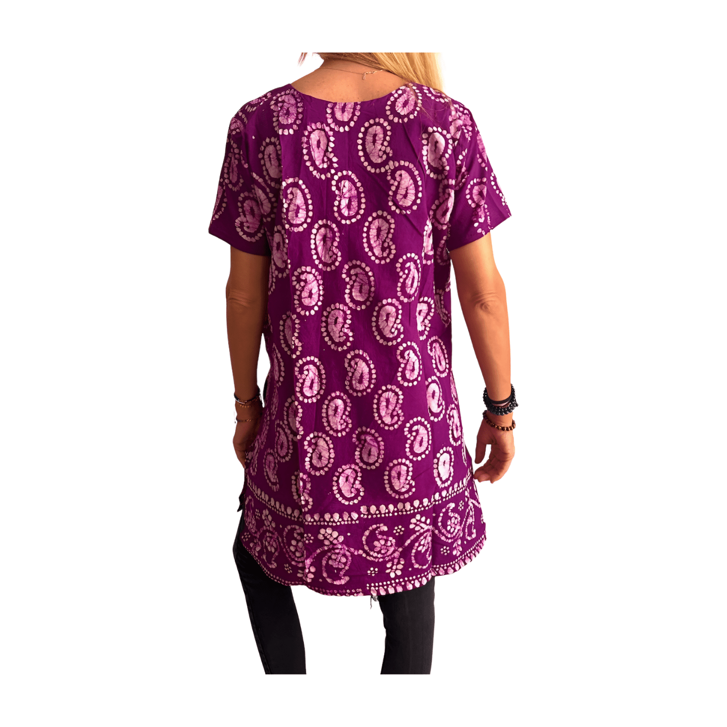 Camisola étnica (kurti) de algodón