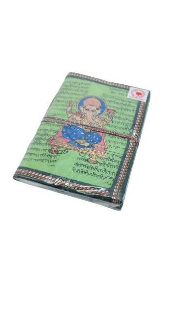 Libreta 100% ecológica de India con Ganesh