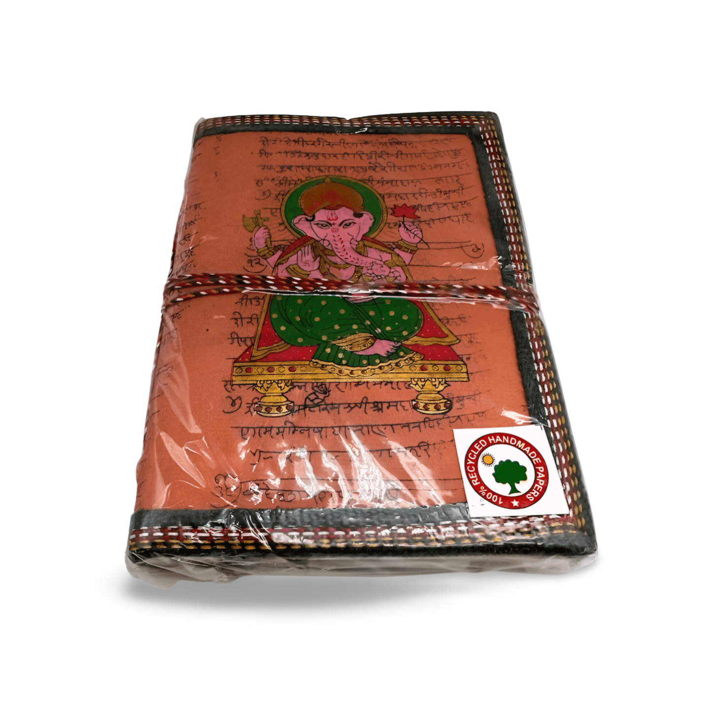 Libreta 100% ecológica de India con Ganesh