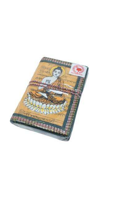 Libreta 100% ecológica de India con Budha