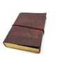 Libreta 100% ecológica India de piel con elefante
