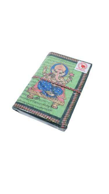 Libreta 100% ecológica de India con Ganesh