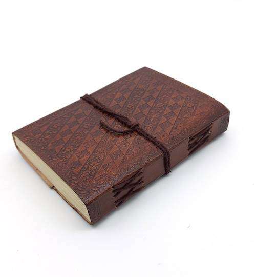 Libreta 100% ecológica India de piel Ganesh