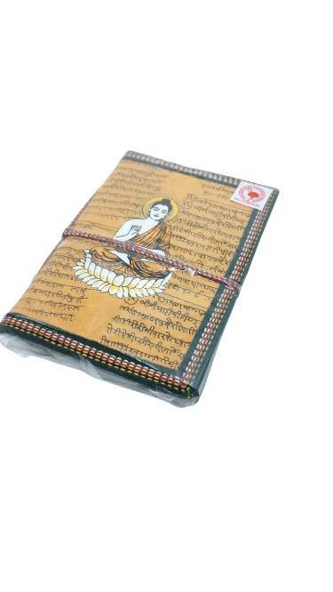 Libreta 100% ecológica de India con Budha
