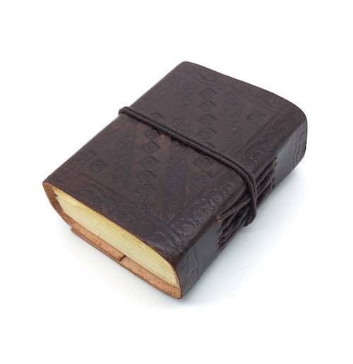 Libreta 100% ecológica India de piel OM