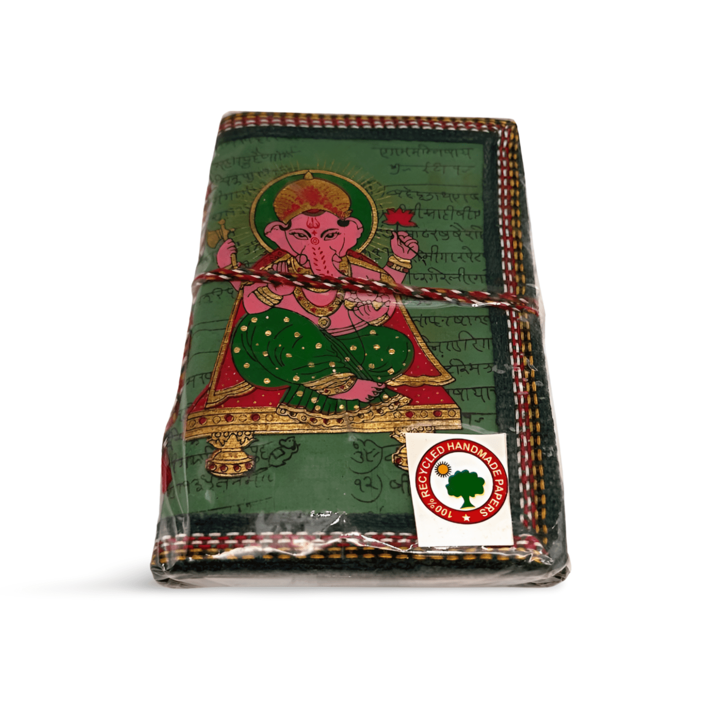 Libreta 100% ecológica de India con Ganesh